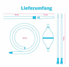 Lade das Bild in den Galerie-Viewer, Premium Klyso-Set mit XL Schlauch von Dr. Wunder