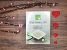 Lade das Bild in den Galerie-Viewer, Grüne Mineralerde (natürlich sonnengetrocknet), Tonerde - 300g, extrafein, Phytopharma