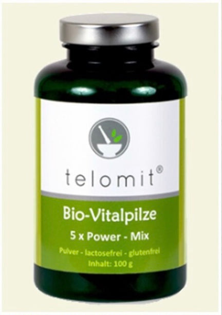 Dein Naturschatz aus dem Reich der faszinierenden Pilze -  Bio-Vitalpilze  5 x Power - Mix  nach Dr. Probst